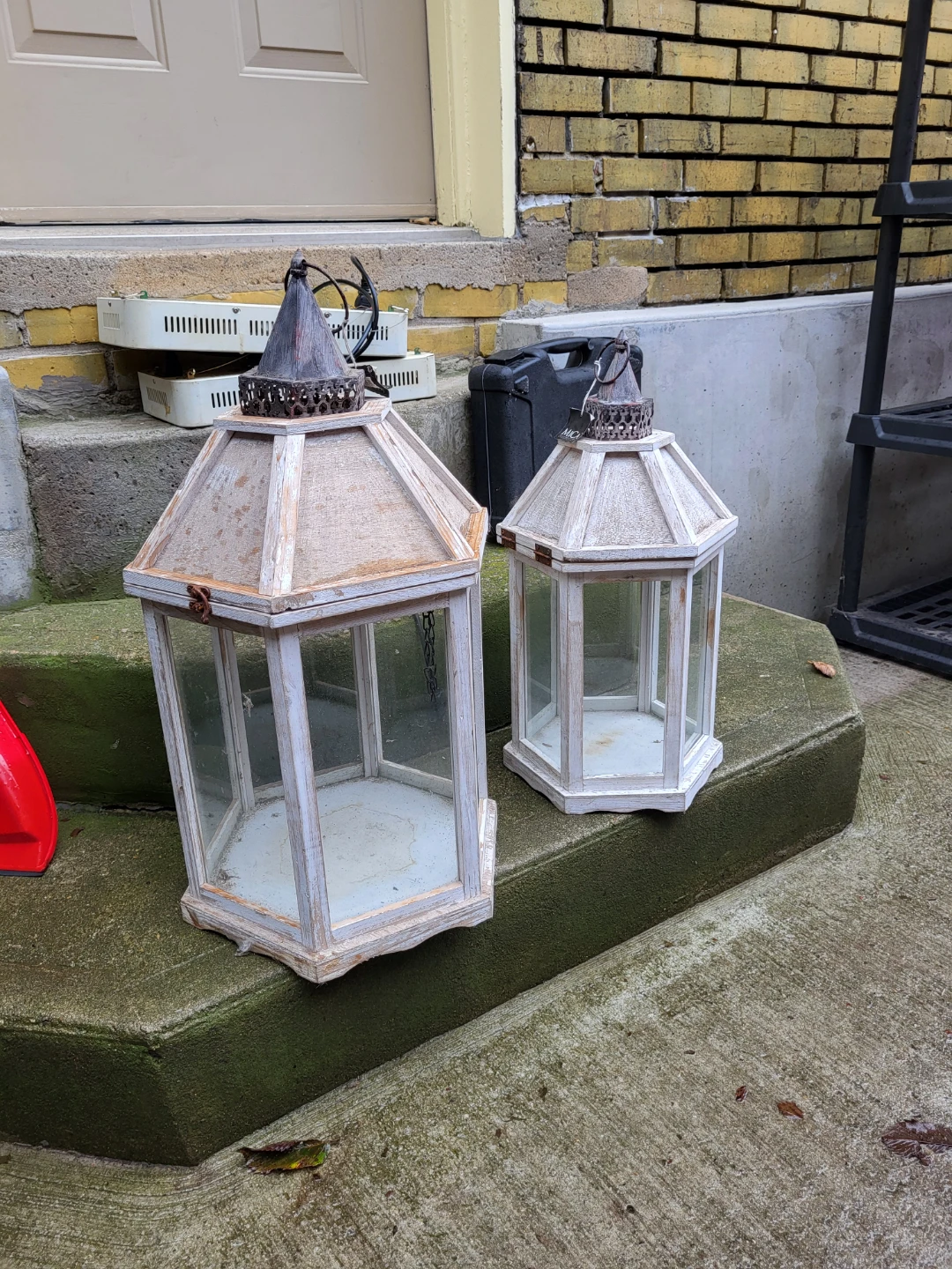 Mica Decorations Camondo White Lanterns Set
