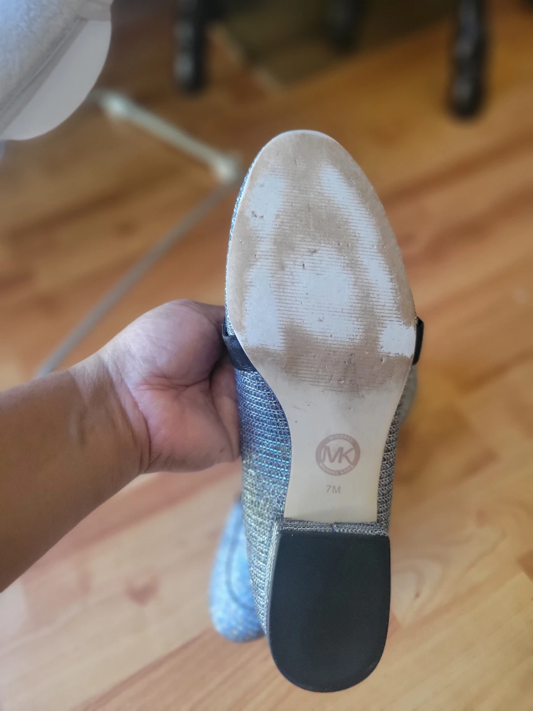 Michael Kors Loafers - Silver Sparkle - Size 7 - photo 3