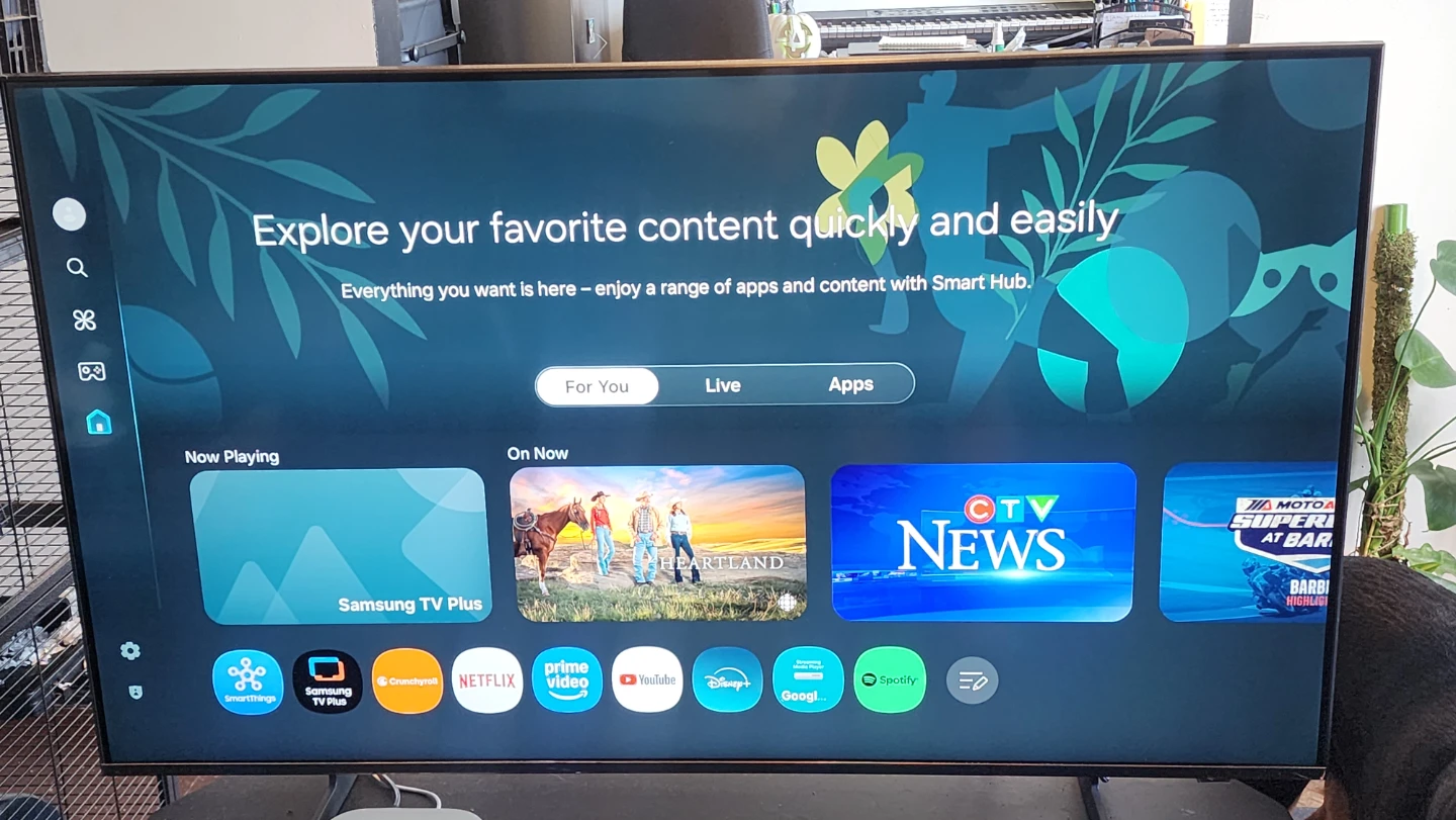 Samsung 50" samsung smart TV 4k UHD HRD SMART TV 2024 MODEL
