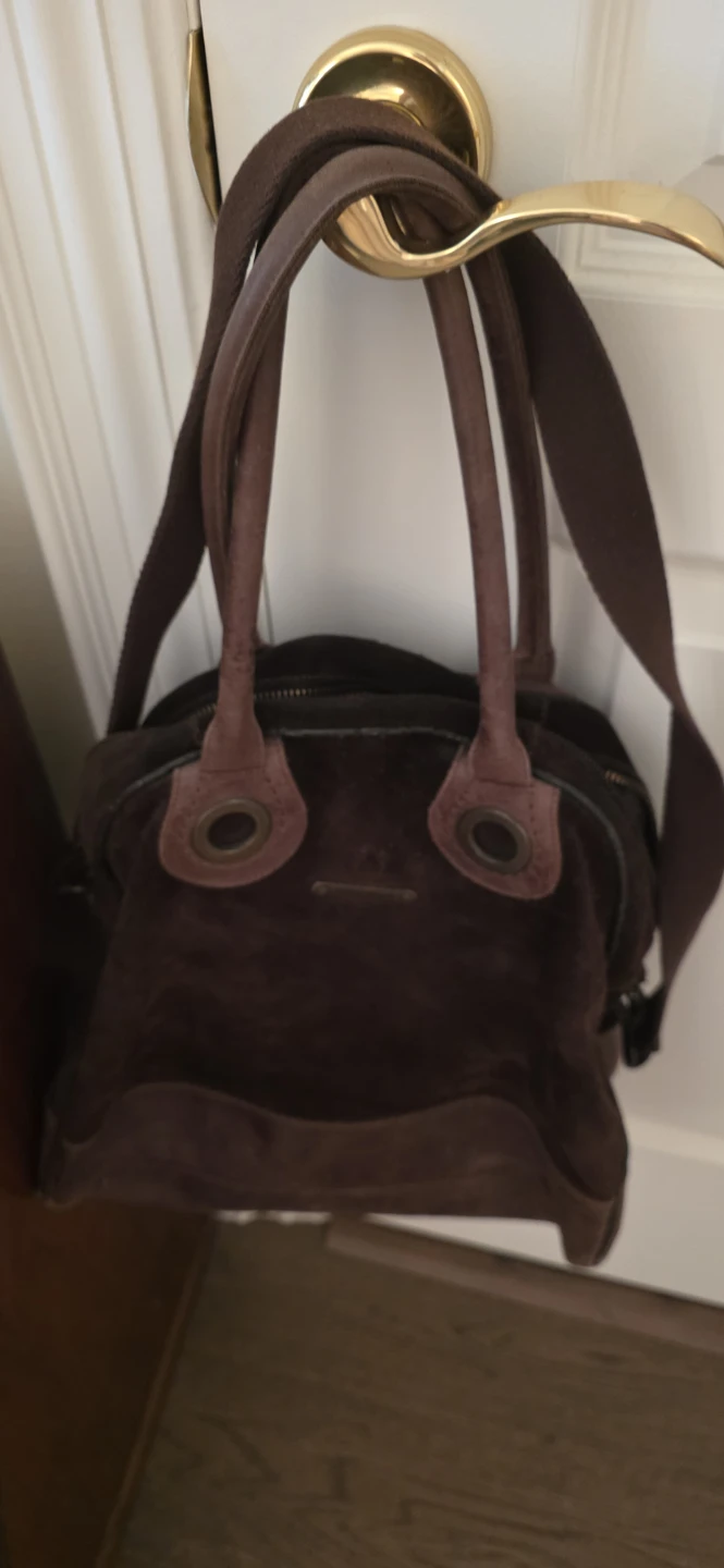 FLY LONDON Suede and Leather Satchel Bag - photo 5