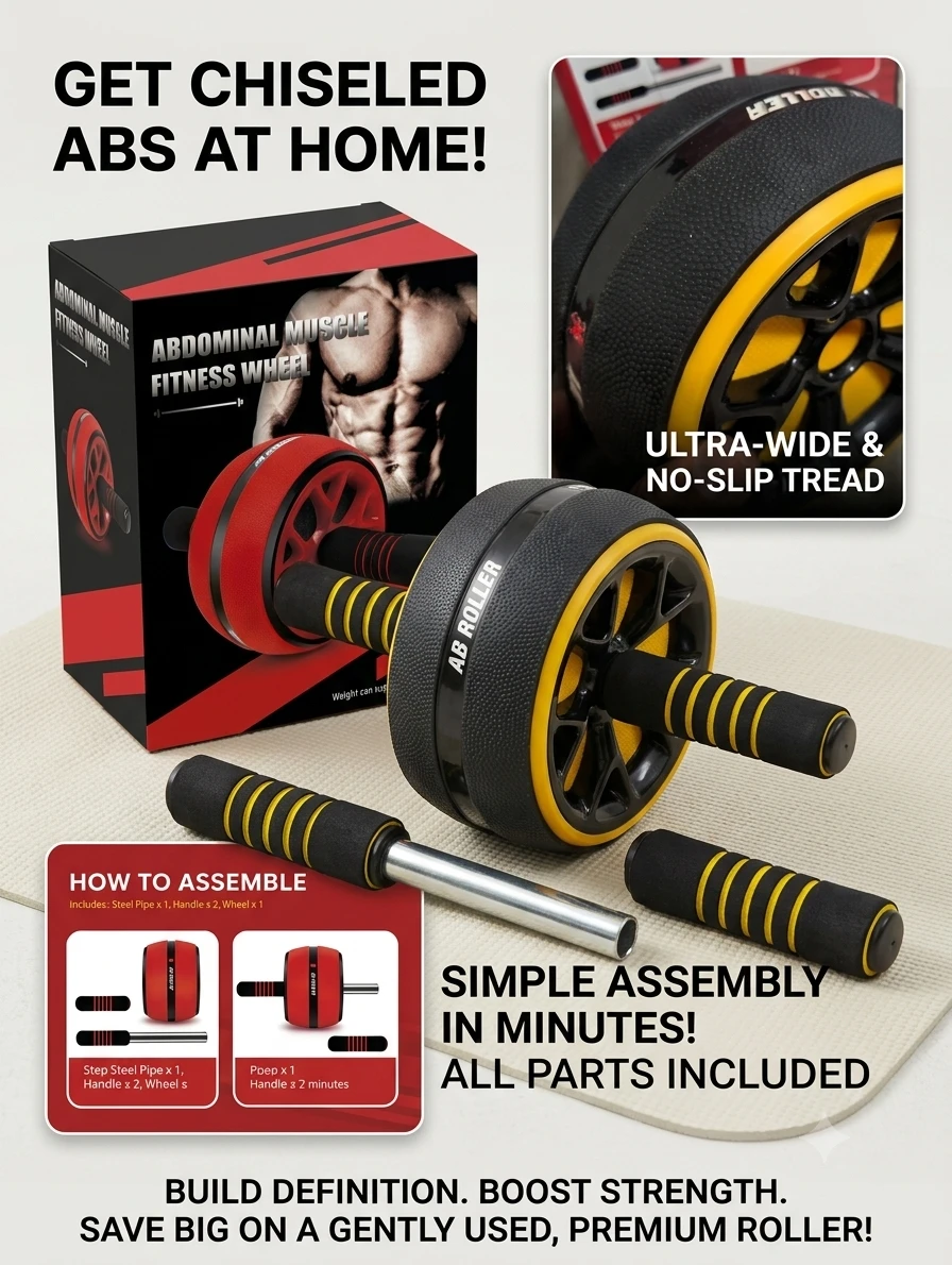 Abs Roller - Home Fitness Equipment