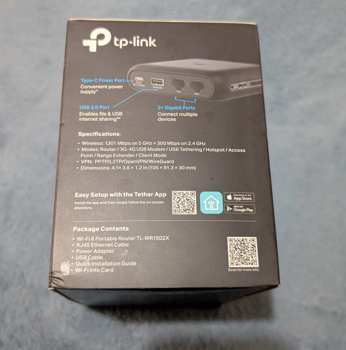 TP-Link AX1500(TL-WR1502X)Wi-Fi 6 Travel Router - photo 2
