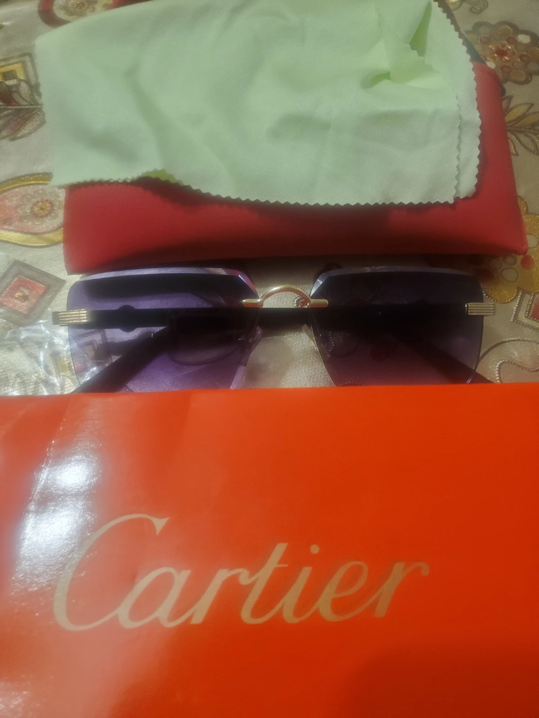 Cartier Sunglasses with Case and Box - photo 3