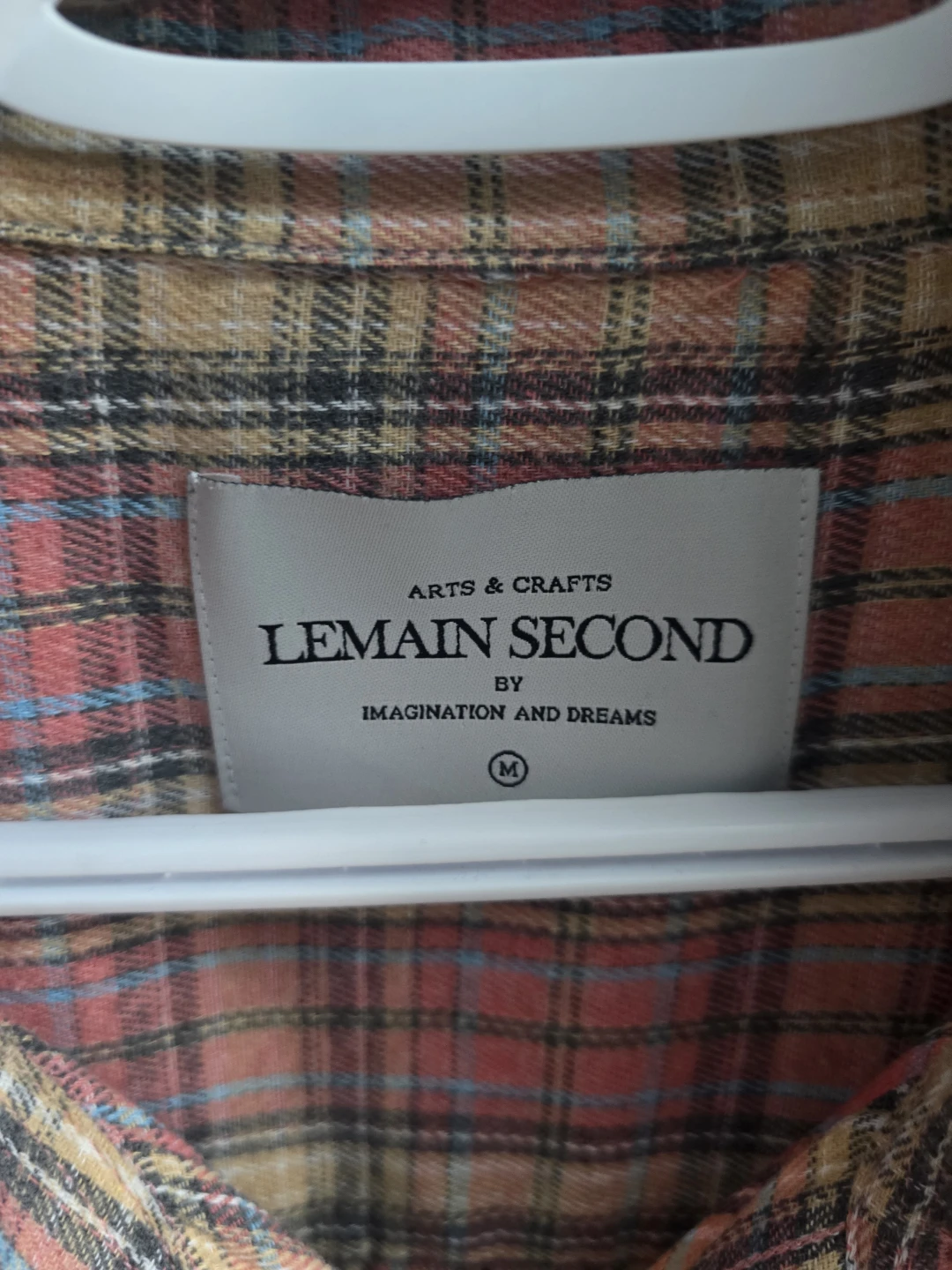 LEMAIN SECOND Plaid Button-Up Shirt - Size M - photo 2