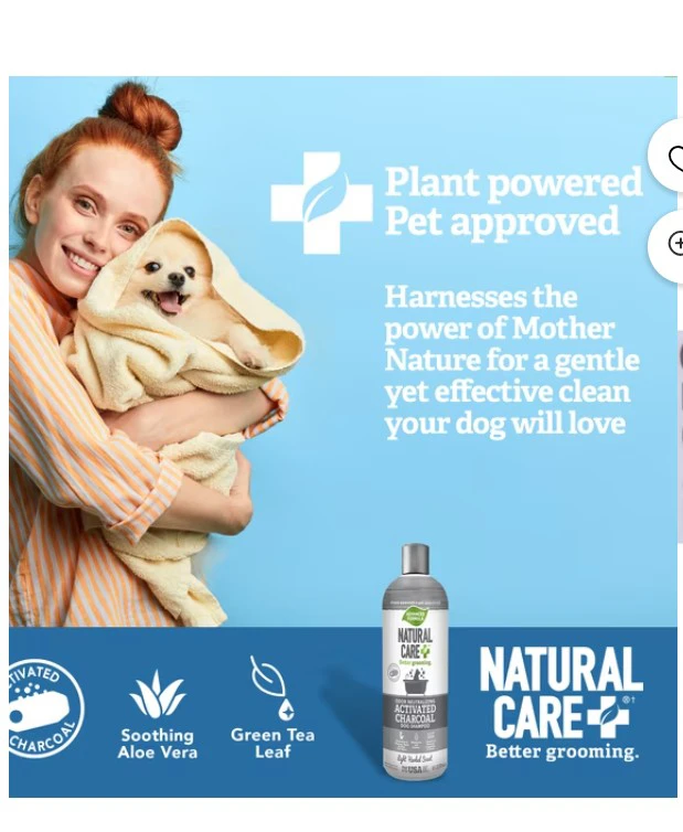 Natural Care Activated Charcoal Dog Shampoo - Odor Neutralizing - photo 3