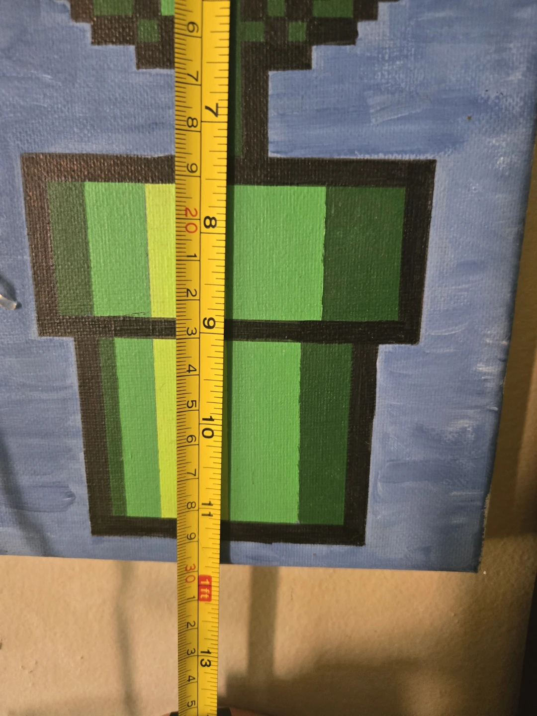 Super Mario Painting Piranha Plant - photo 2