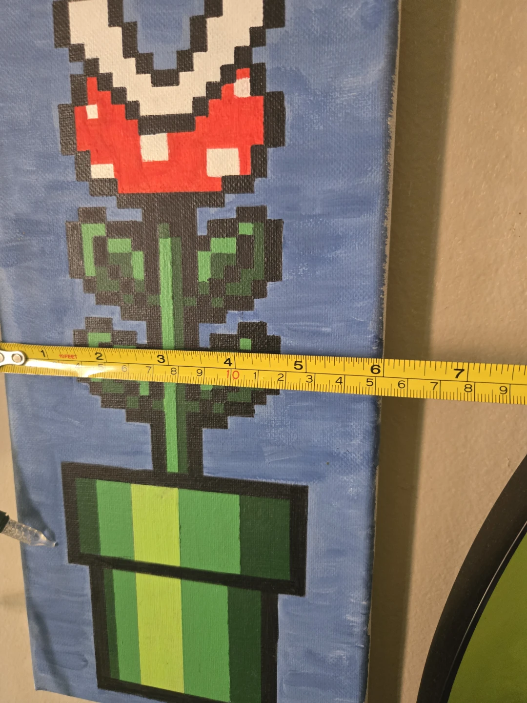 Super Mario Painting Piranha Plant - photo 3