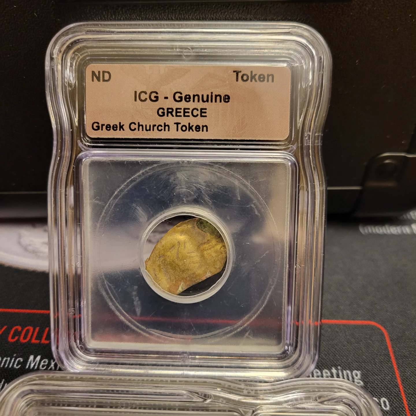 ICG Genuine Greece Greek Church Token - photo 2