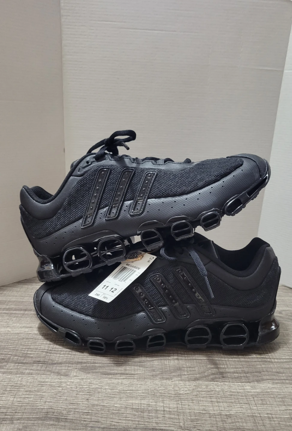 Adidas Megaride Men's Running Shoes Black Size 11