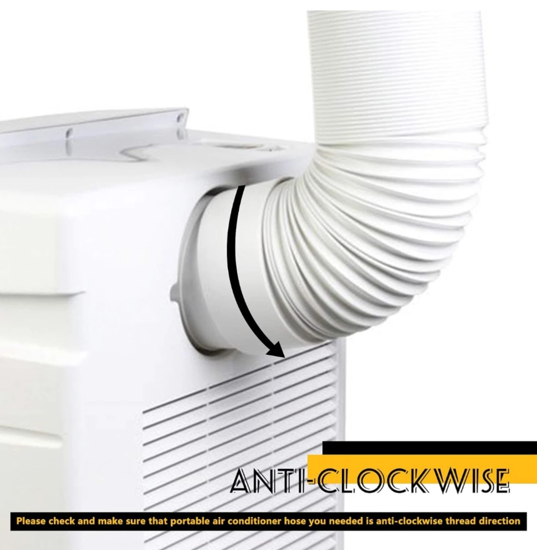 Portable Air Conditioner Exhaust Hose,Anti-Clockwise - 5Inch - photo 4
