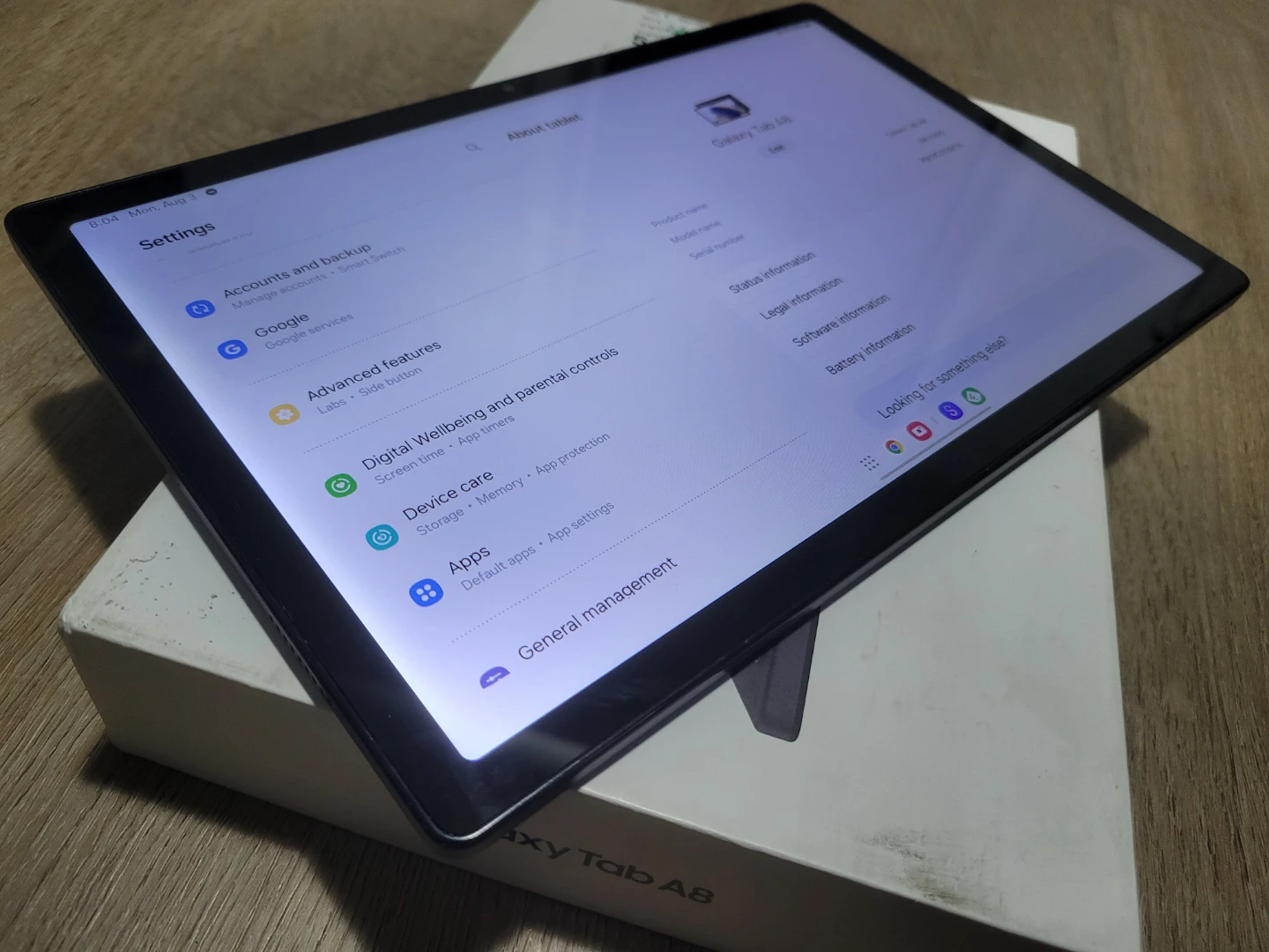 Samsung Galaxy Tab A8 tablet