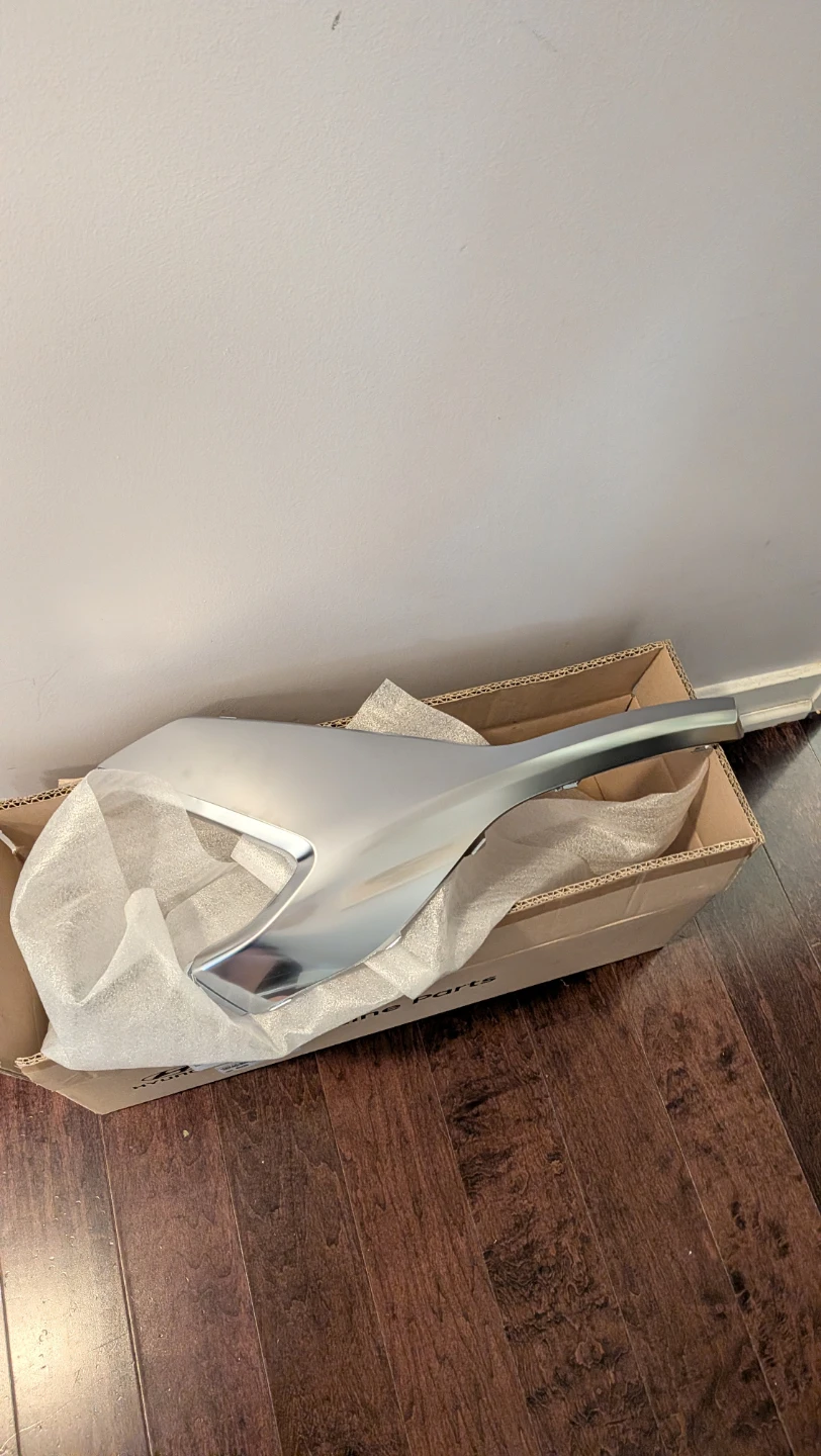 Brand new OEM - Santa Fe lower bumper skid plate driver side - photo 2