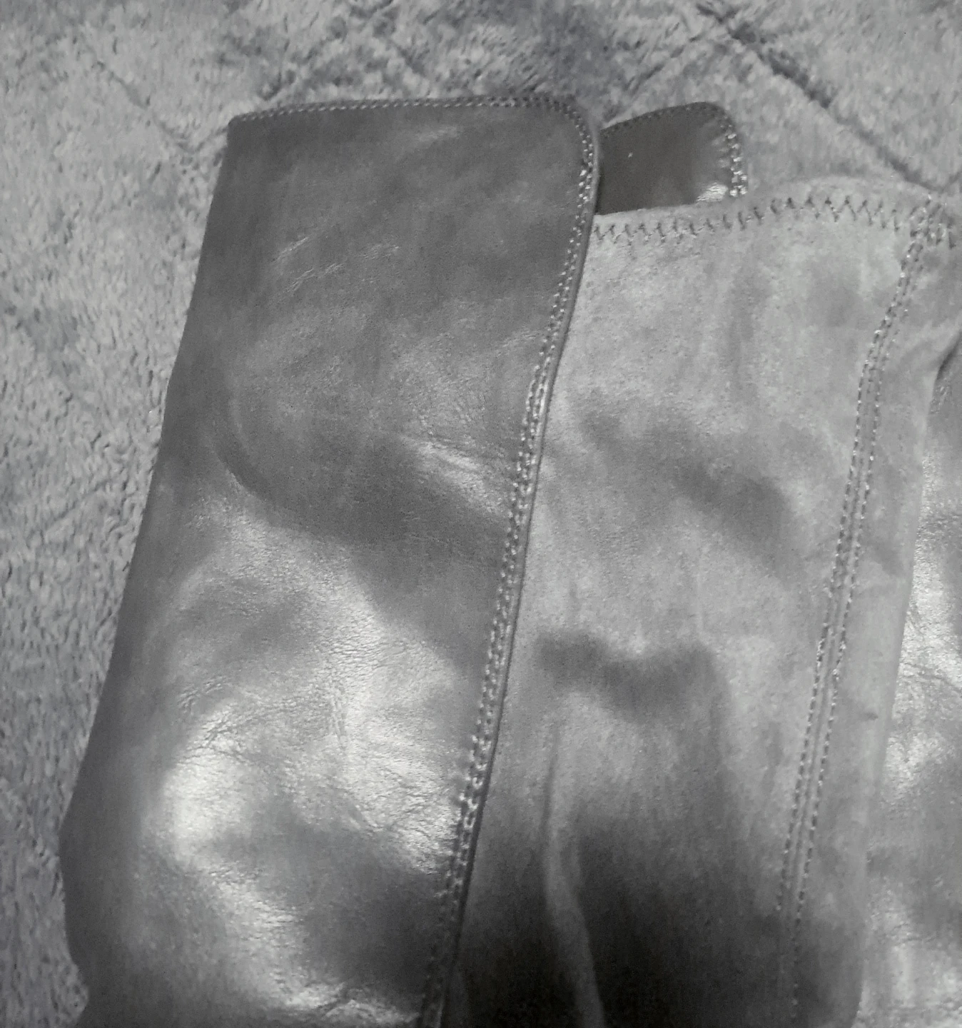 Ladies Gray Over The Knee Boots - photo 3