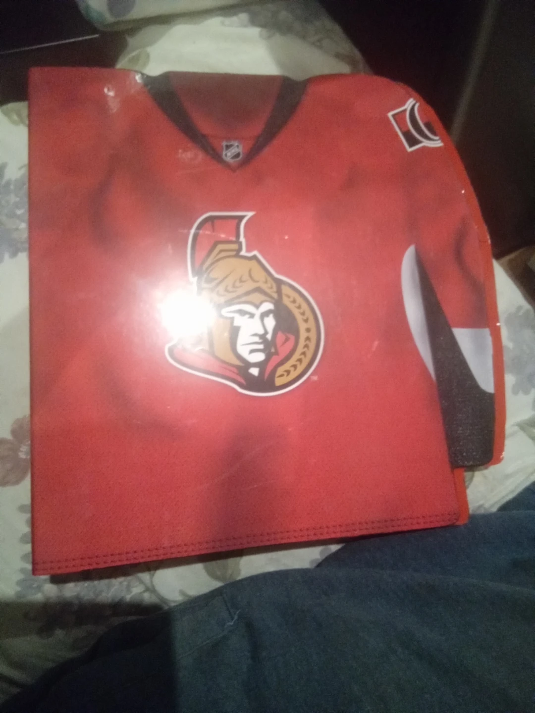 Ottawa Senators Hockey Jersey Binder