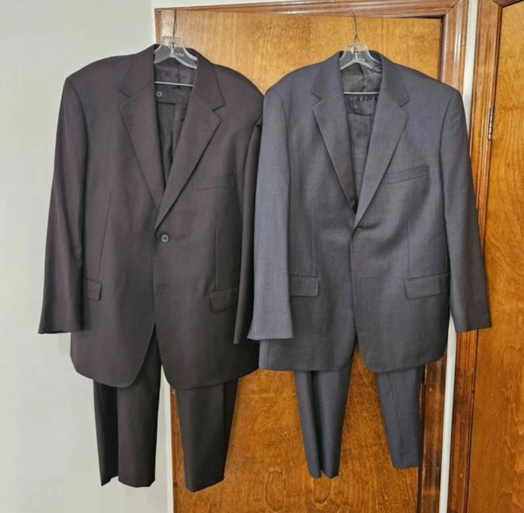 2 made in italy suits..size 46R