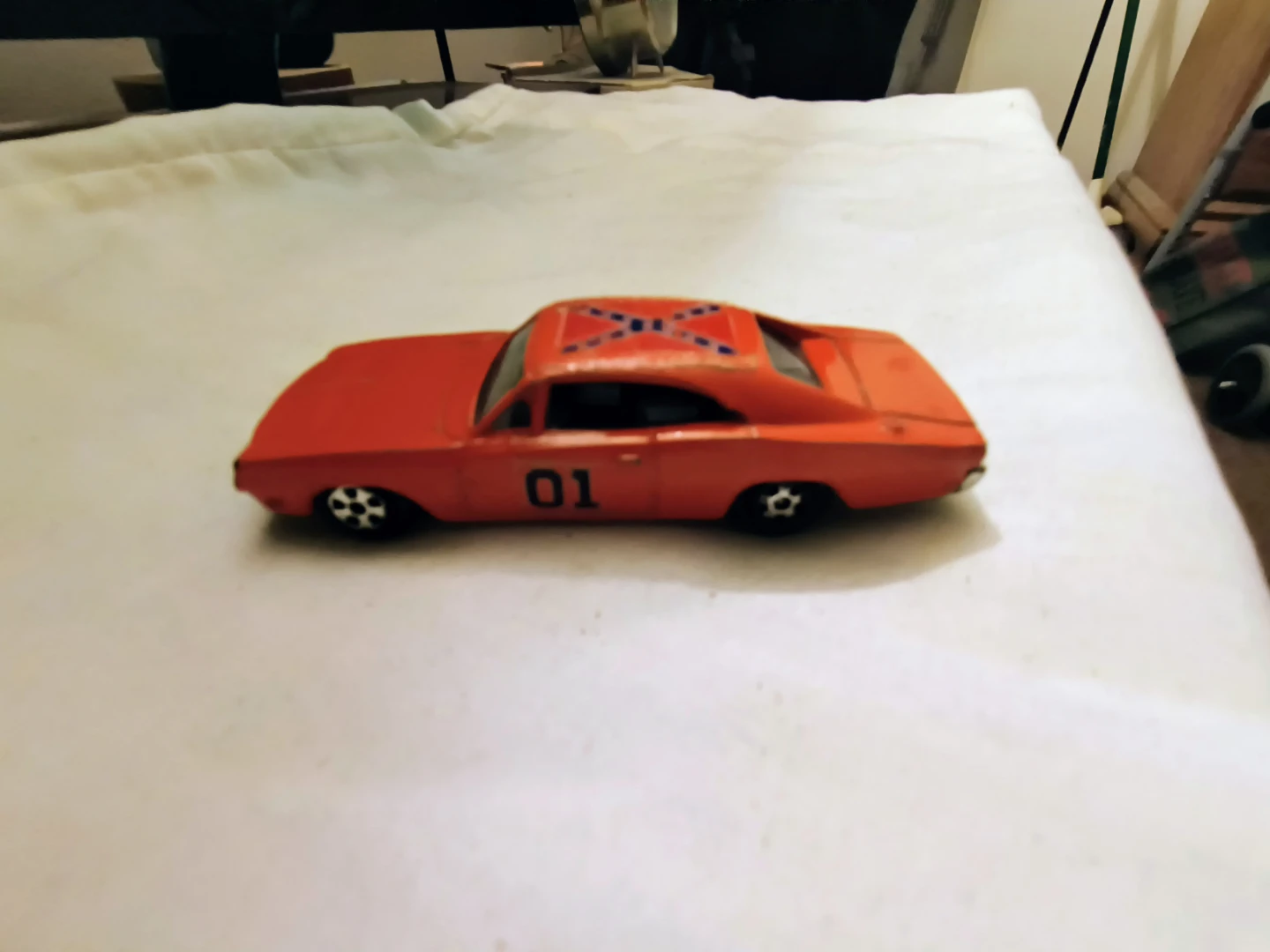 Diecast Car Dukes of Hazard 1/64 scale dated 1981 - photo 2