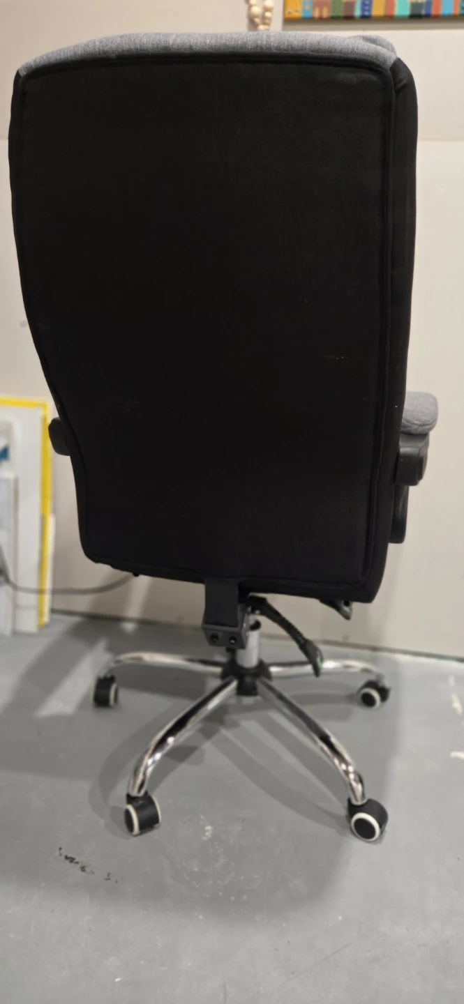 Vinsetto Grey Fabric Office Chair with Footrest - photo 3