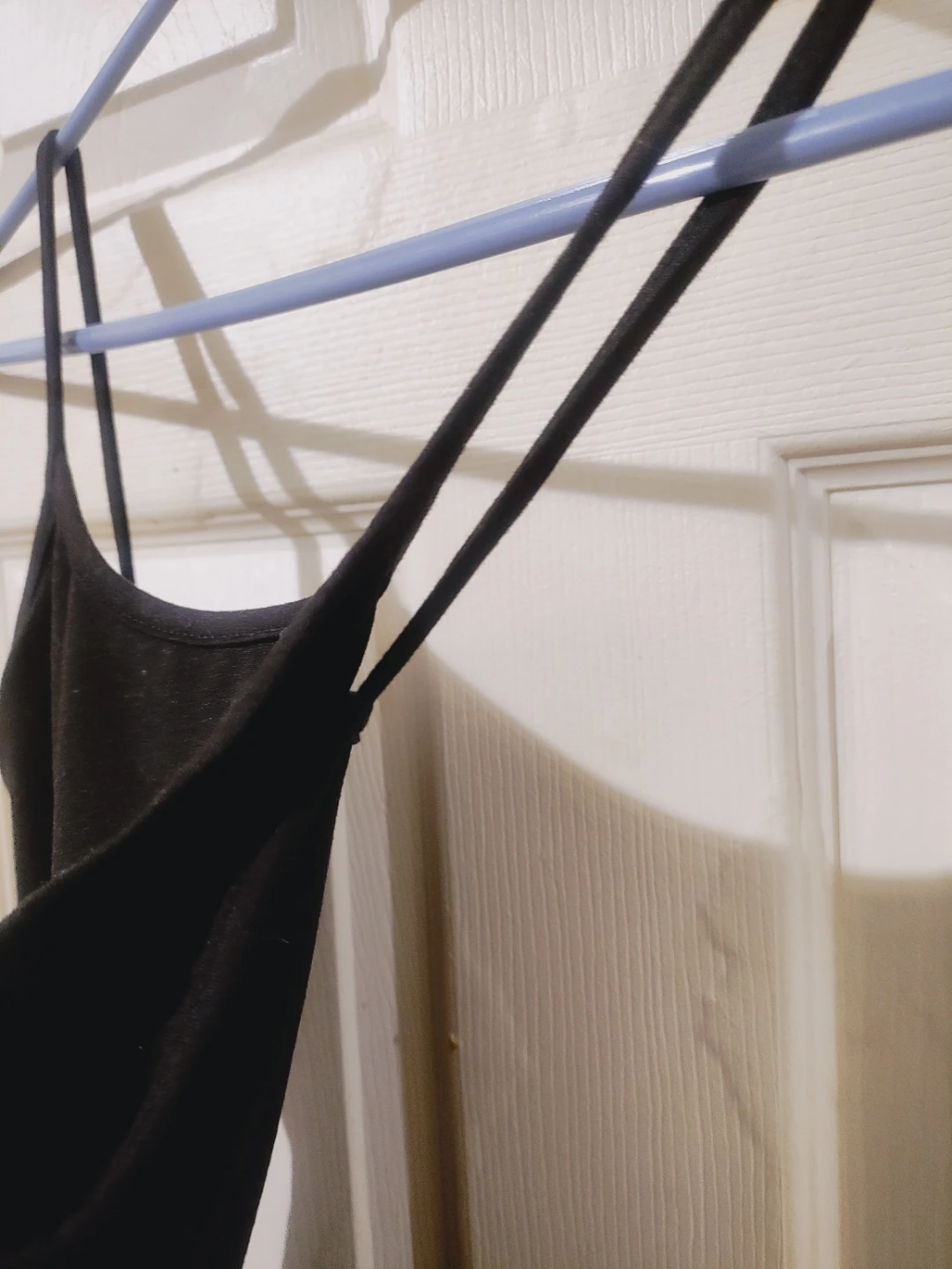 Black Spaghetti Strap Tank Top XS stretchy - photo 3