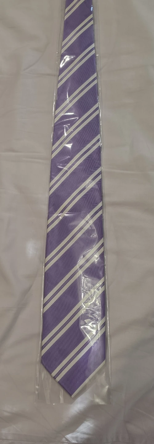 Purple Striped Hugo Boss tie