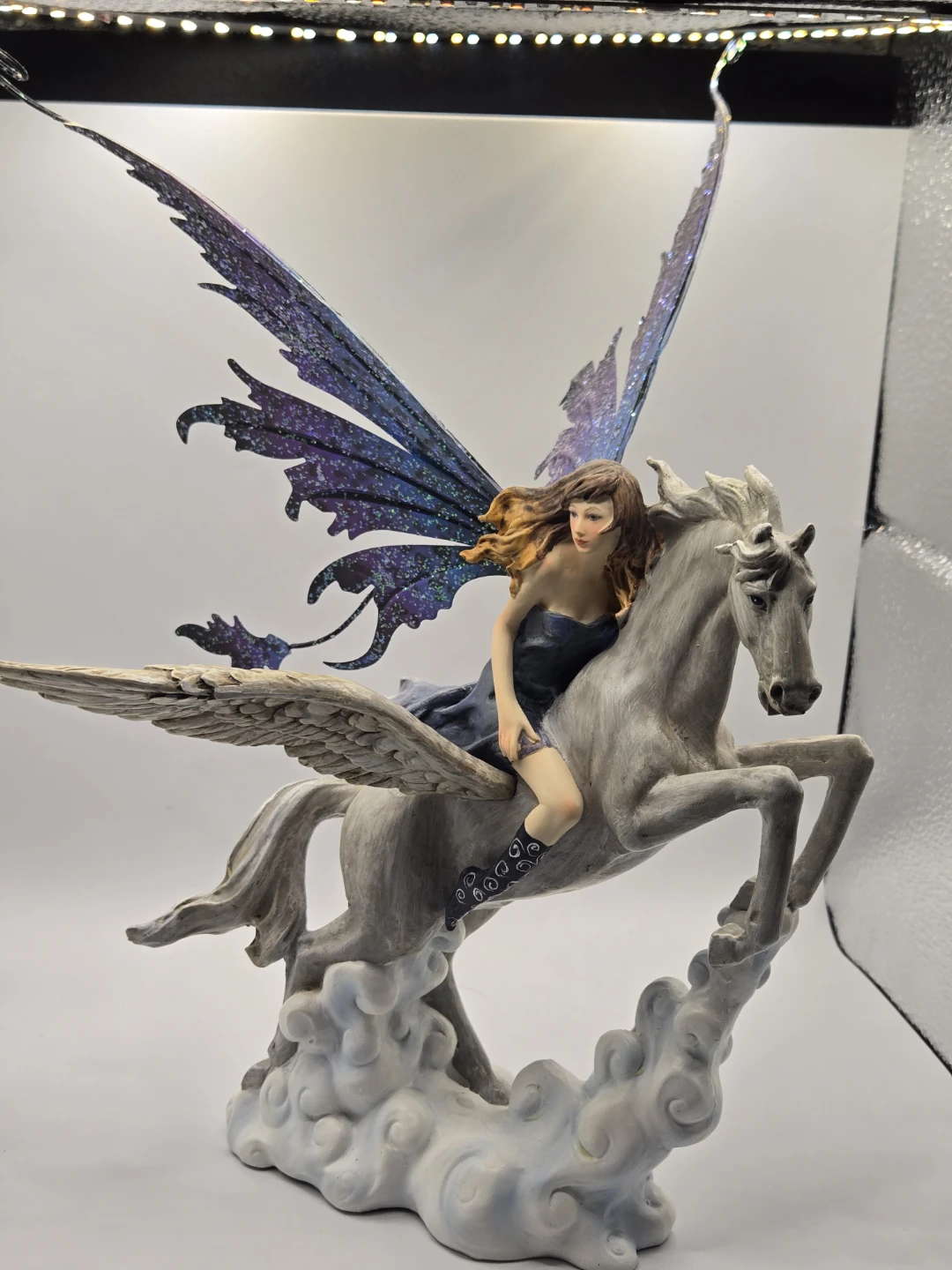 Fairy and Pegasus Figurine - Collectible