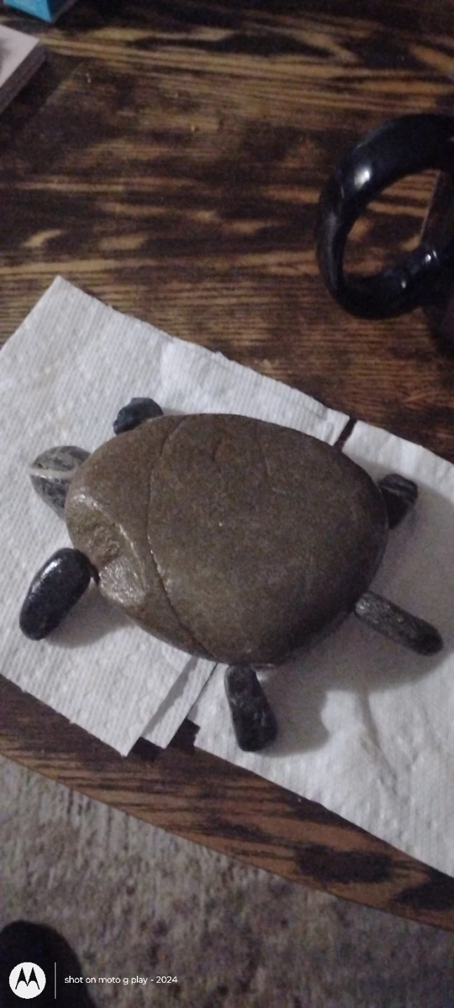 Rock sculpture turtle 🐢 - photo 3
