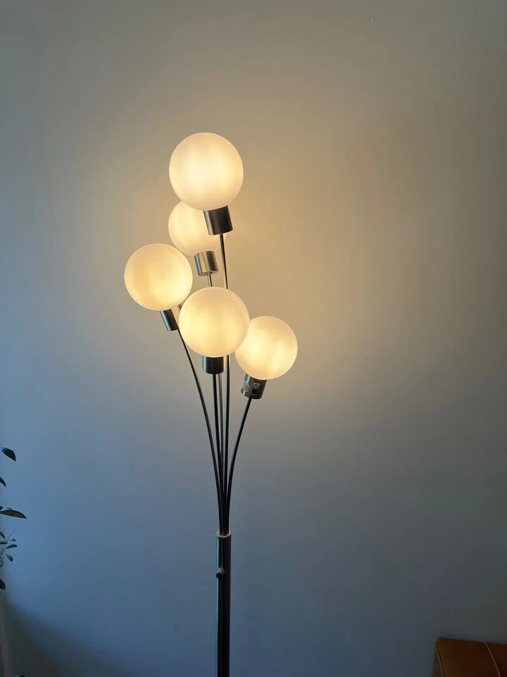5-Light Floor Lamp - Modern Arc Design