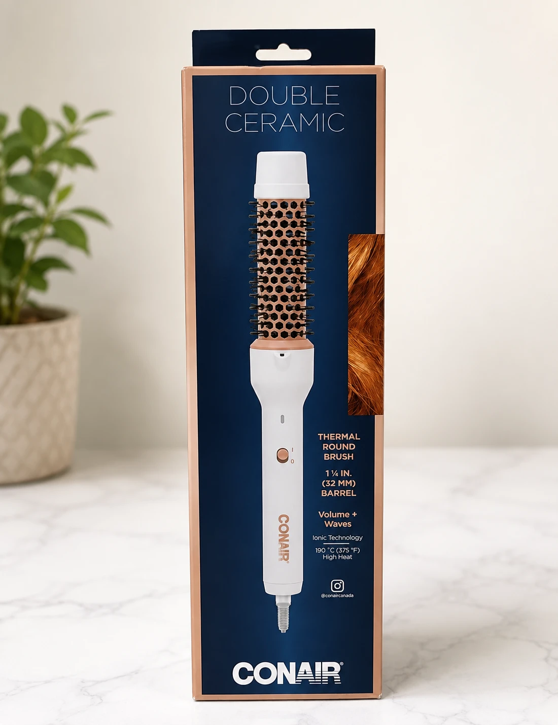 Conair Double Ceramic Thermal Round Brush 1 1/4 inch
