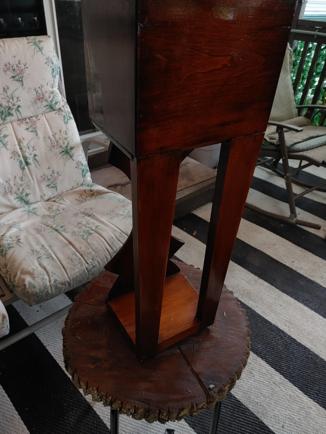 Wooden Side Table with Drawer