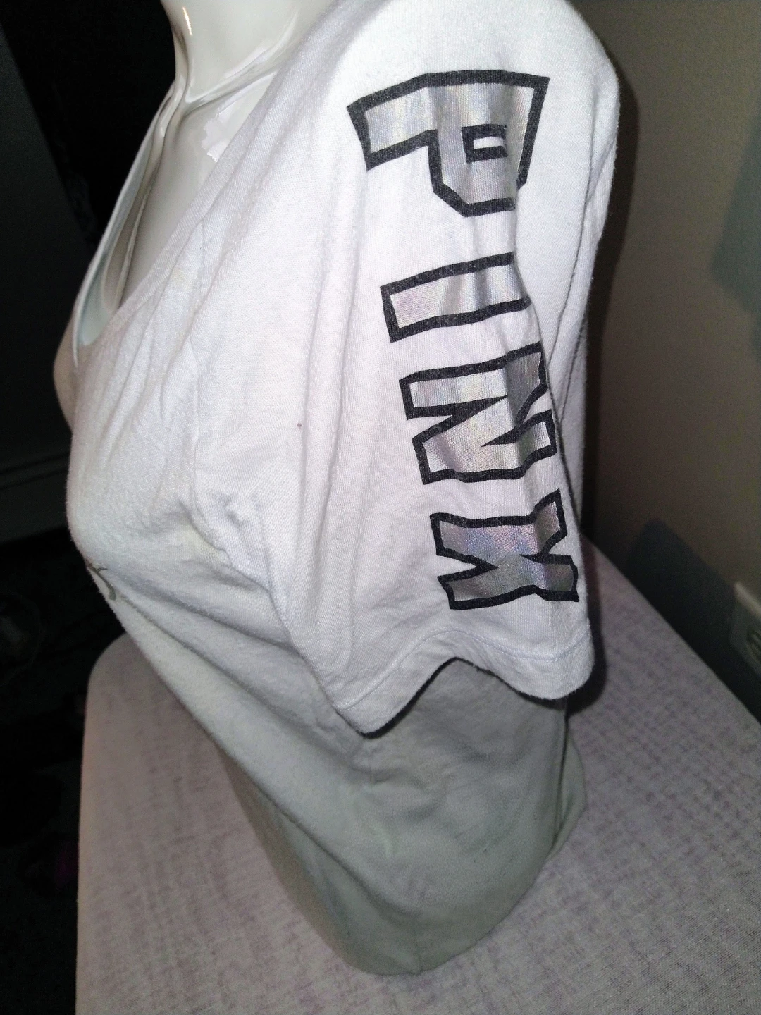 VS PINK Bling Campus T-Shirt & Colorblock Leggings Set XS - photo 5