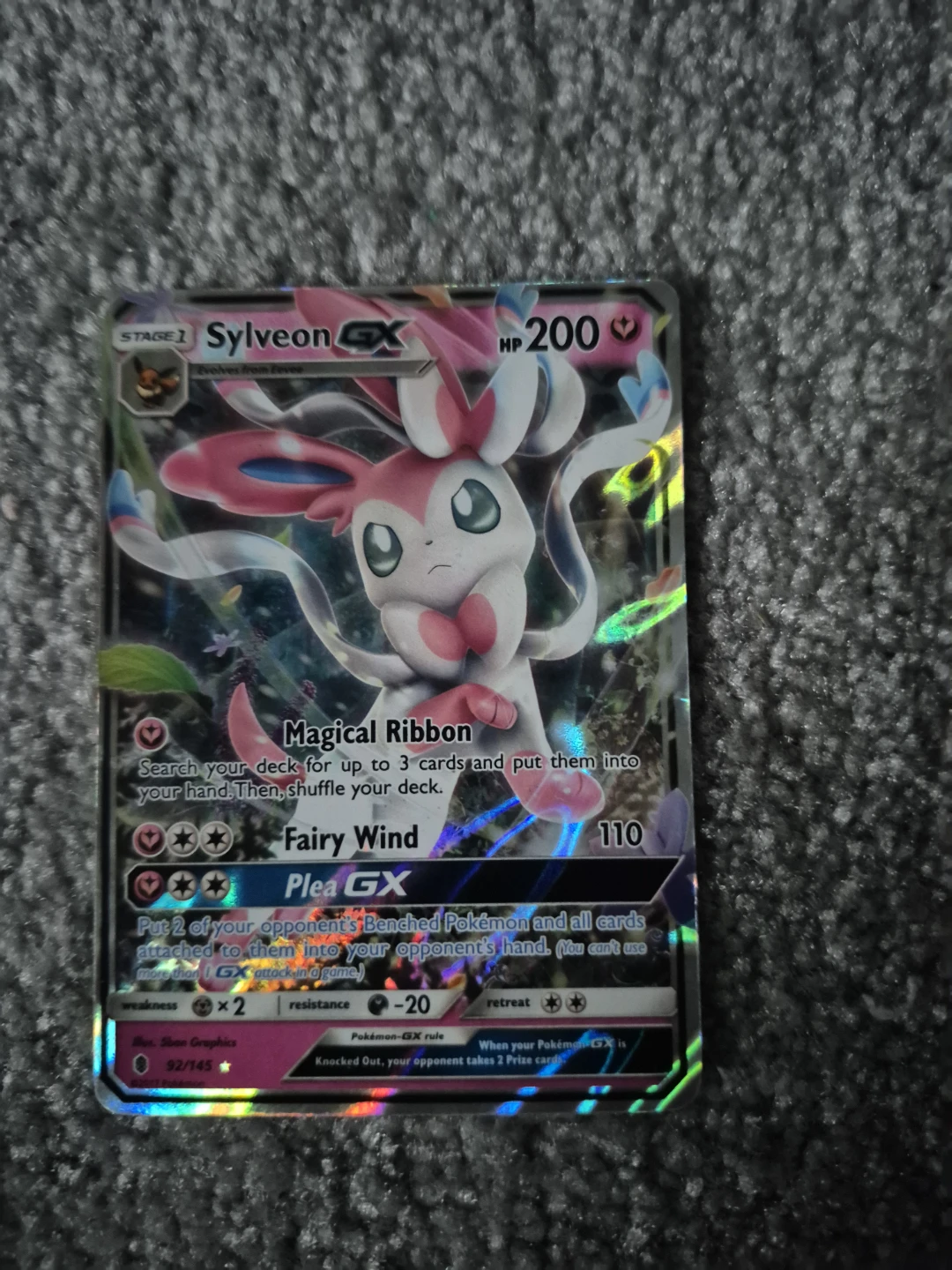 Sylveon GX Special Illustartion Rare Guardians Rising