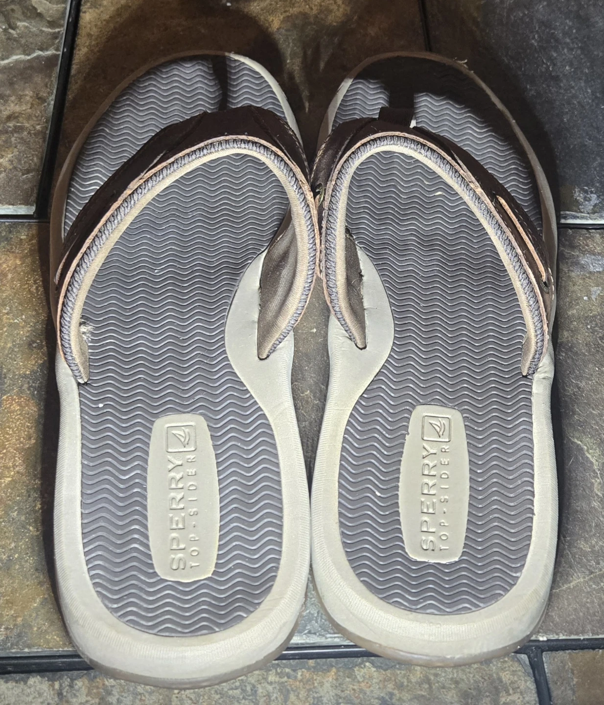 Sperry Top-Sider Men's Baitfish Thong Fisherman Sandal. Size 12. - photo 2
