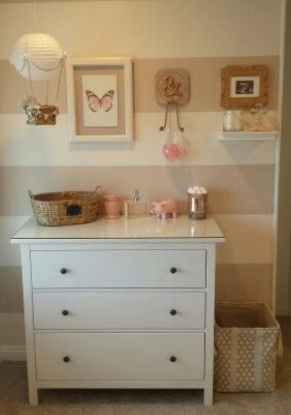 Ikea Hemnes White Stain 3 Drawer Dresser