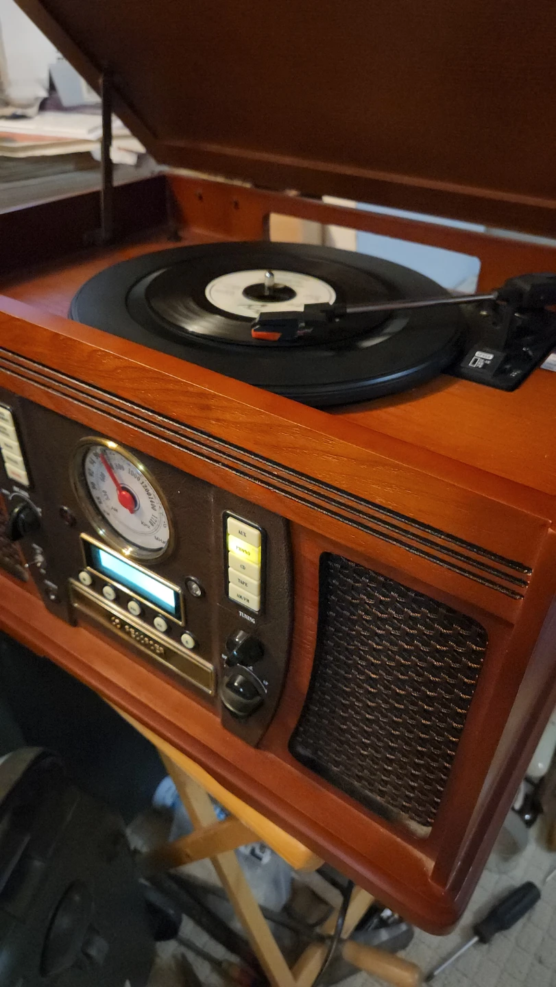 Record Player Turntable Radio CD Player & Cassette player - photo 2