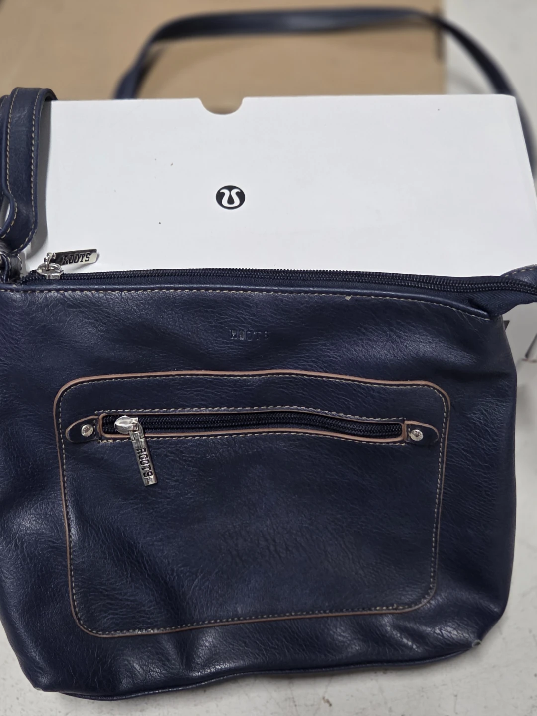 Roots Navy Blue Crossbody Bag - photo 4