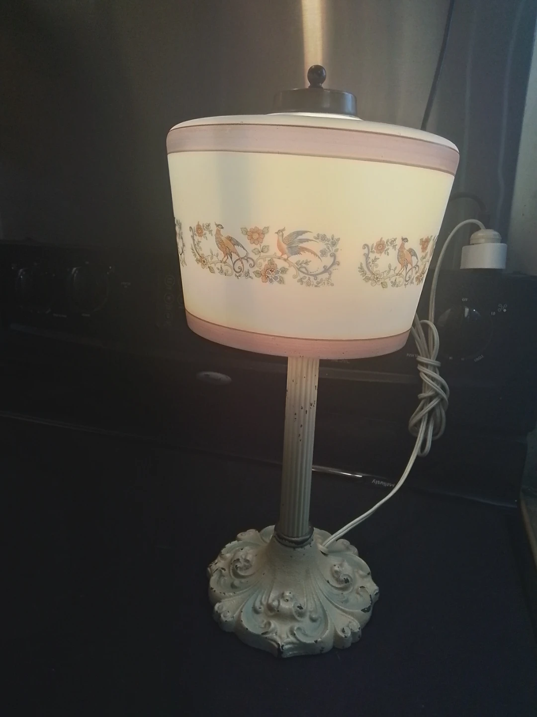 Vintage 1930s Art Deco Boudoir Lamp