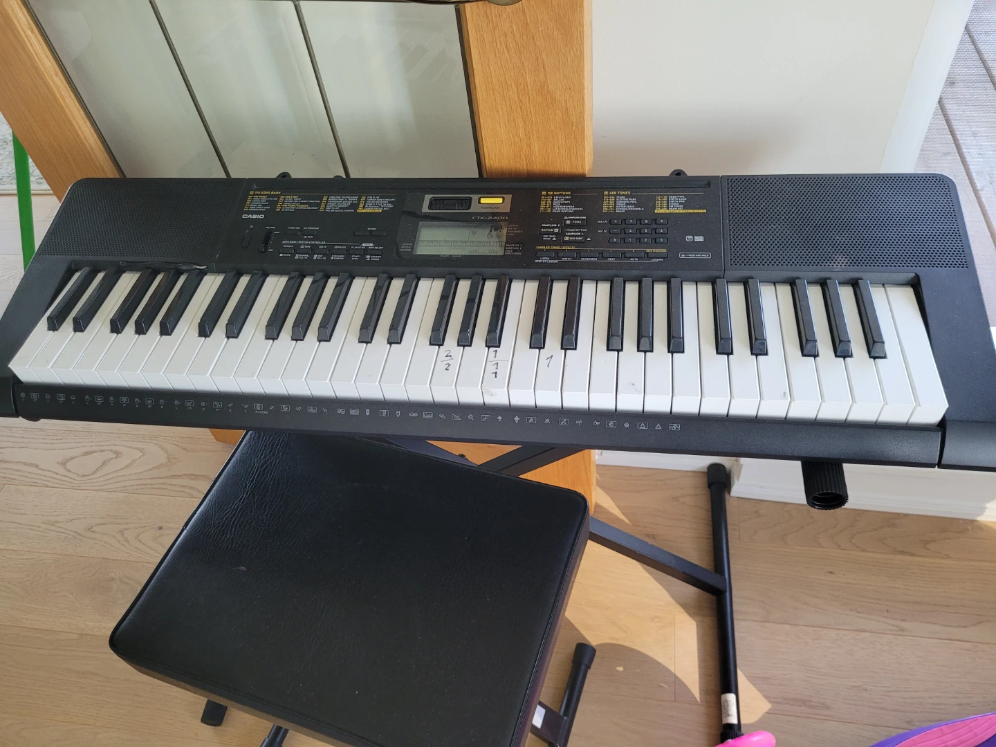 Casio CTK-2400 Keyboard with Stand - photo 2