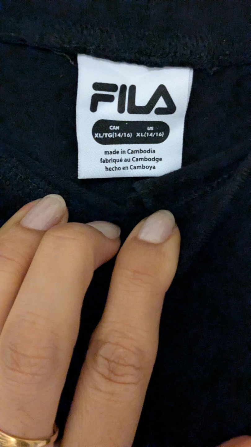 Fila Black Leggings Size XL/TG(14/16) - photo 3