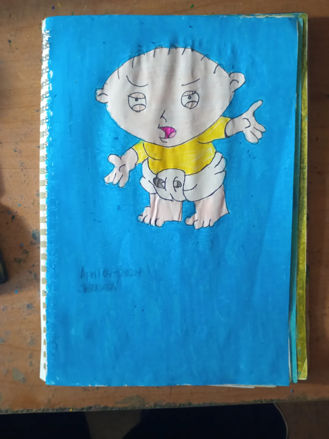 Steward Griffin Family GUY DRAWING by Custom Artist Sherwin - photo 5