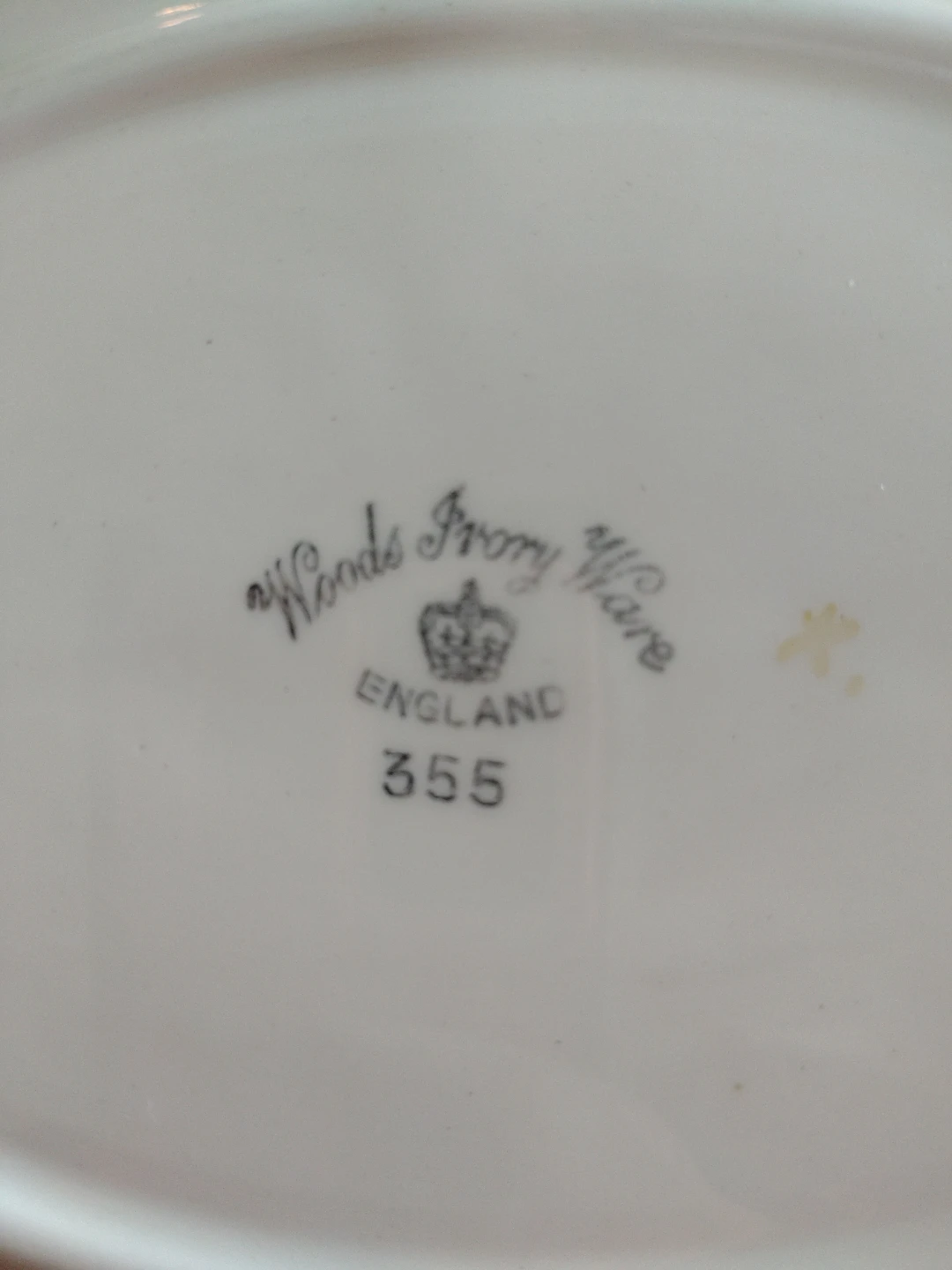 Woods Ivory Ware England Oval Platter - photo 2