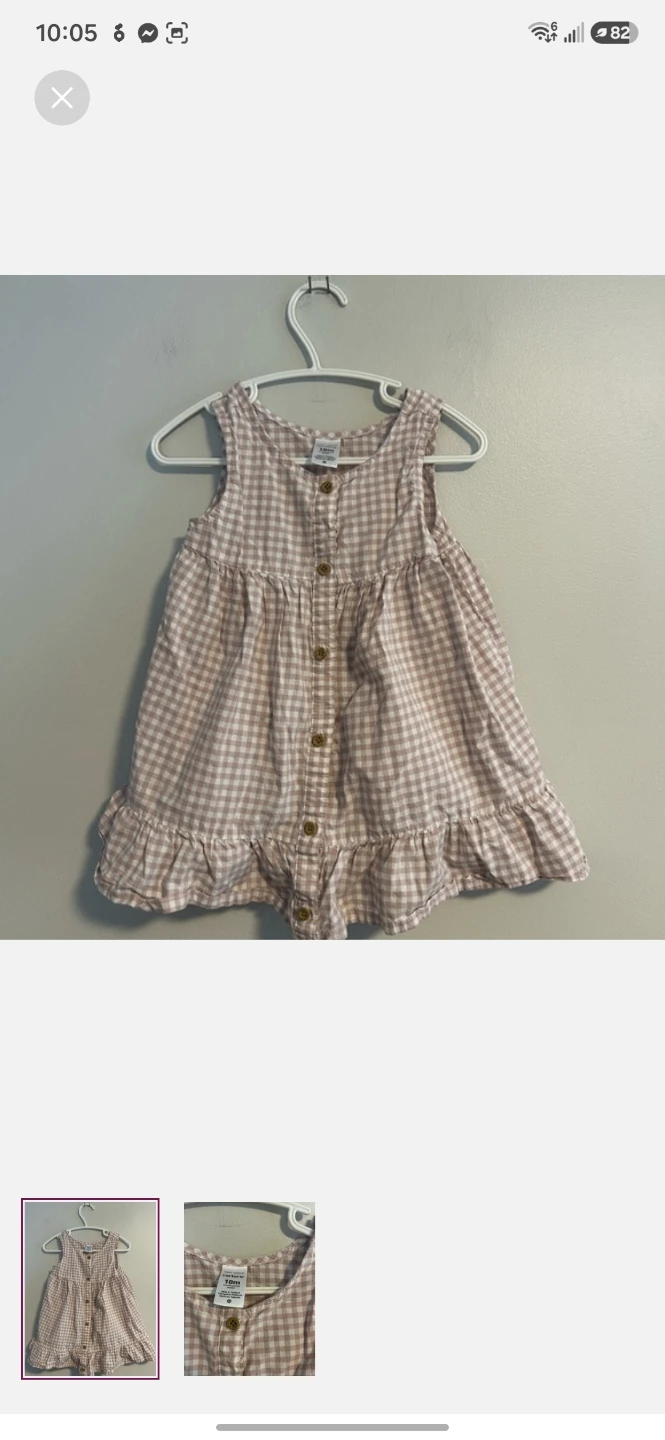 Carter's Baby Gingham Dress - 18 Months