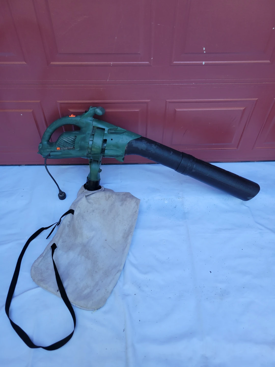 B&D BlowerVac with Collection Bag