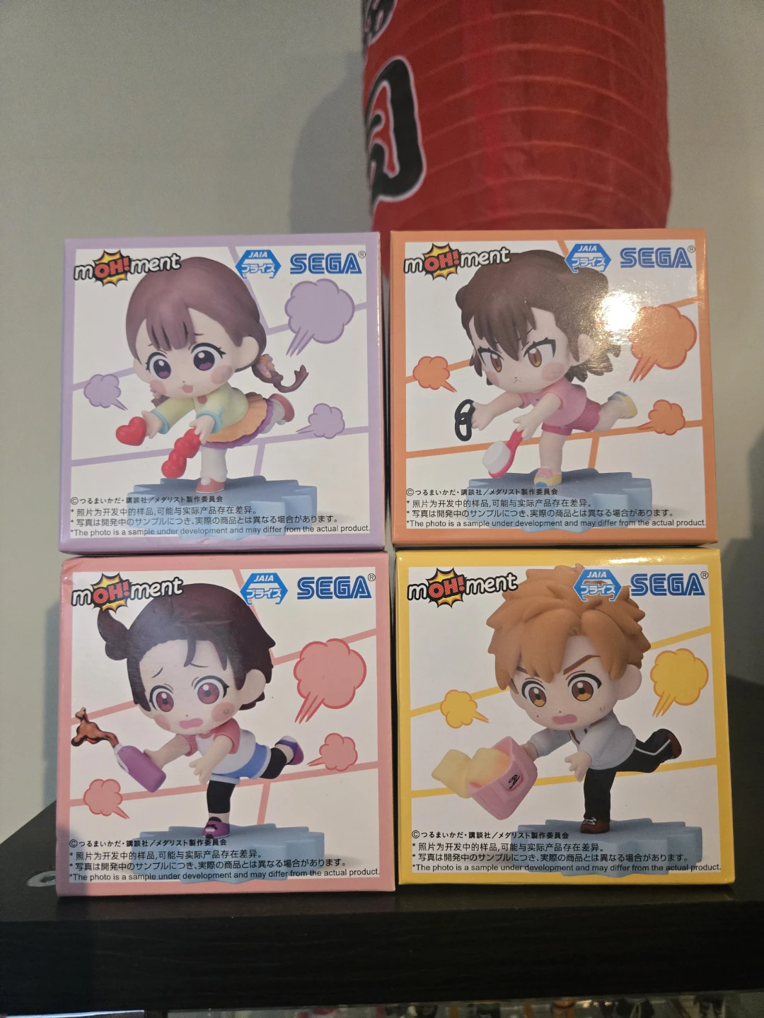MEDALIST SEGA "mo-ment" Figures (Set of 4)