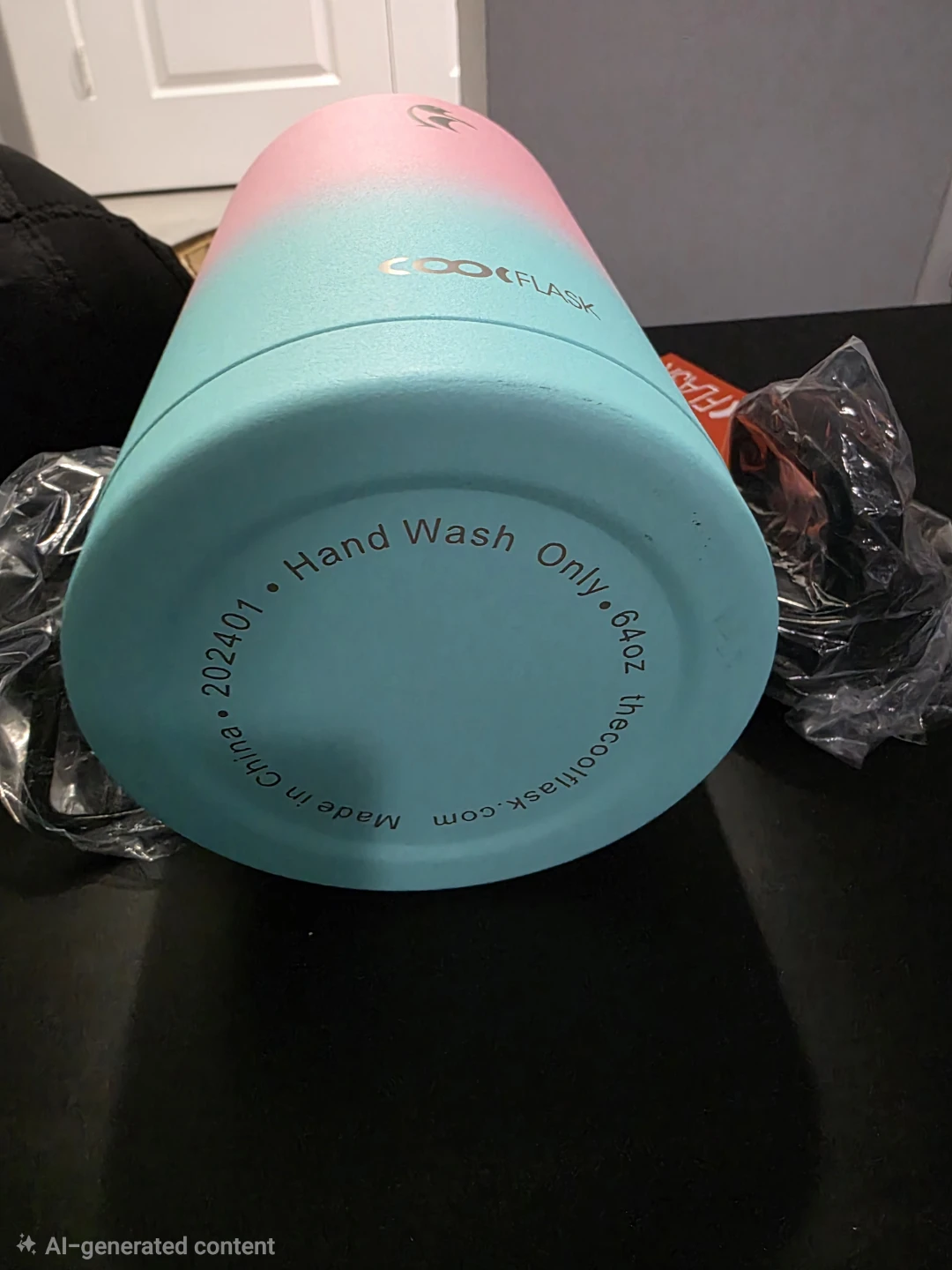 Cool Flask 64oz Water Bottle with Accessories - photo 3
