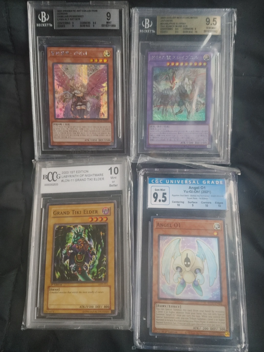 Graded Yu-Gi-Oh! Cards