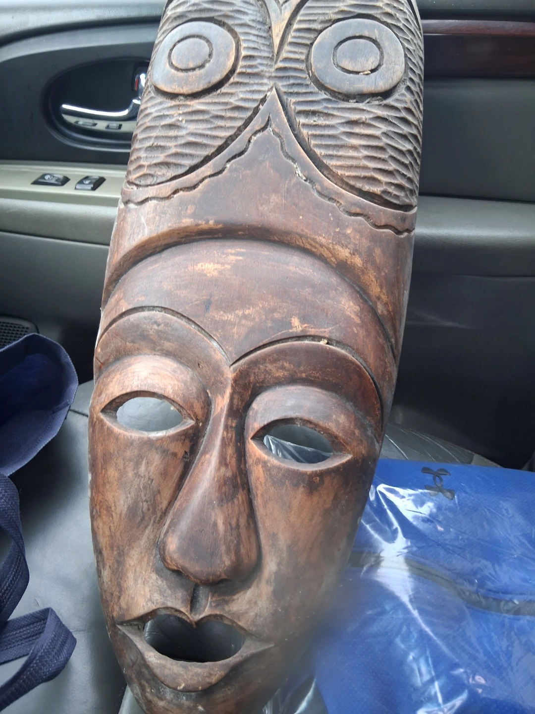 Hand Carved Wooden Tribal Mask