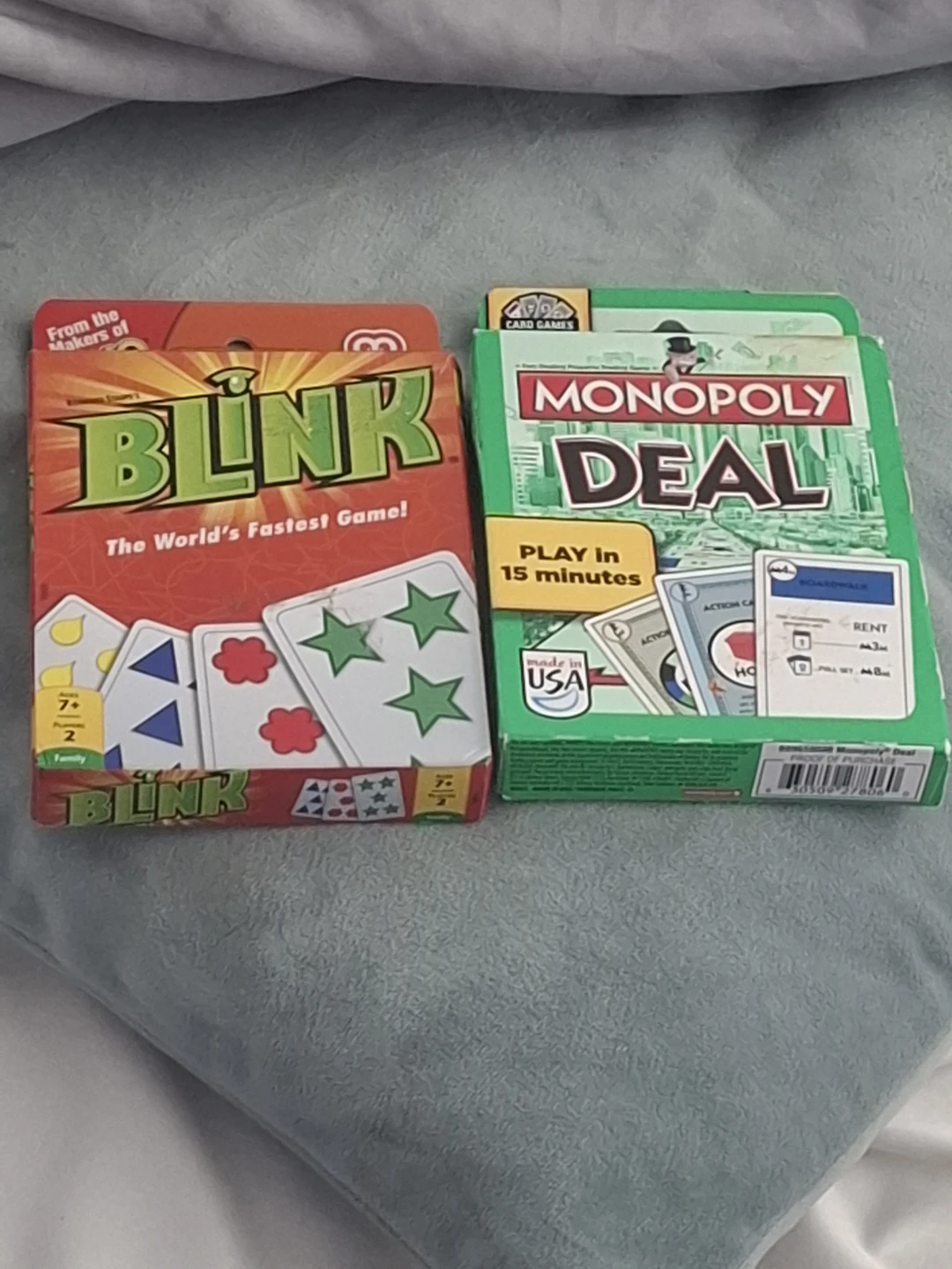 Blink & Monopoly Deal Card Games