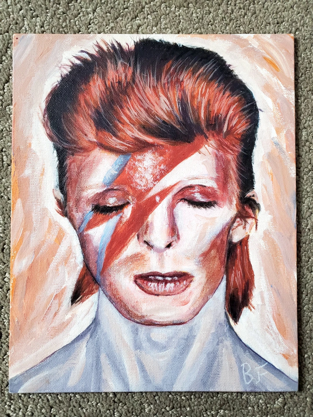 Original Acrylic Paintings: 80s Portraits - photo 2