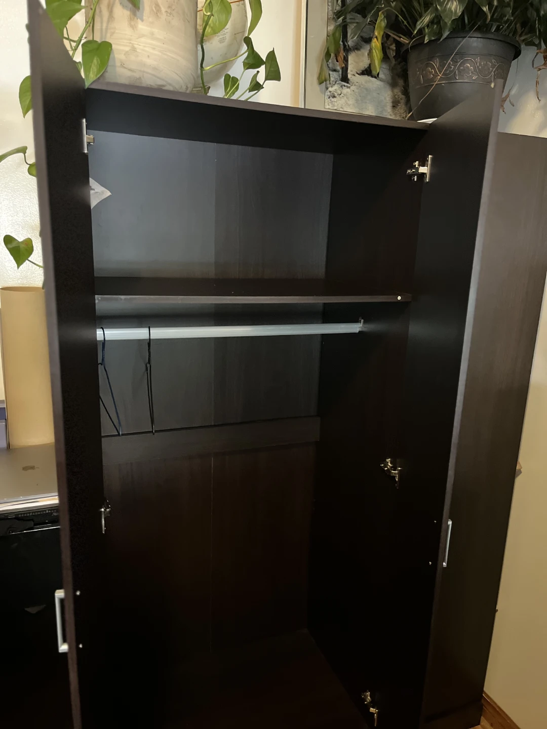 Modern 3-Door Wardrobe / Armoire Closet –Brown – Great Condition - photo 4