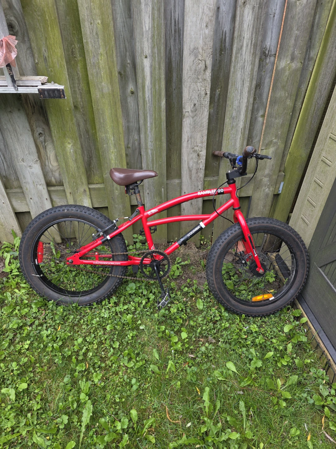 Columbia Rambler 20" Steel Moto Cruiser Bike