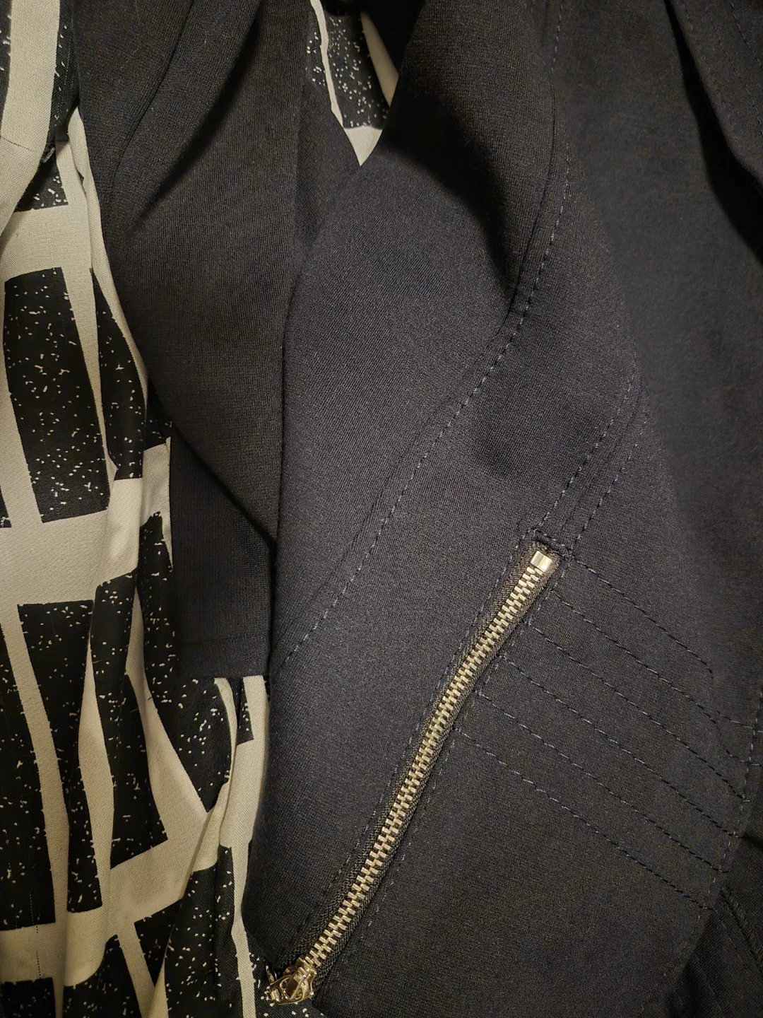 LAURA Navy Blue Blazer Jacket - photo 3